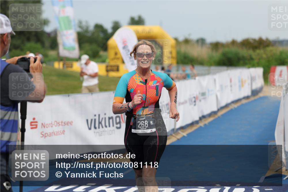 22.06.2025 - Viking Triathlon Yannick Fuchs http://msf.ph/oto/8081118 22.06.2025 17:19:21 Ziel 268 meine-sportfotos.de
