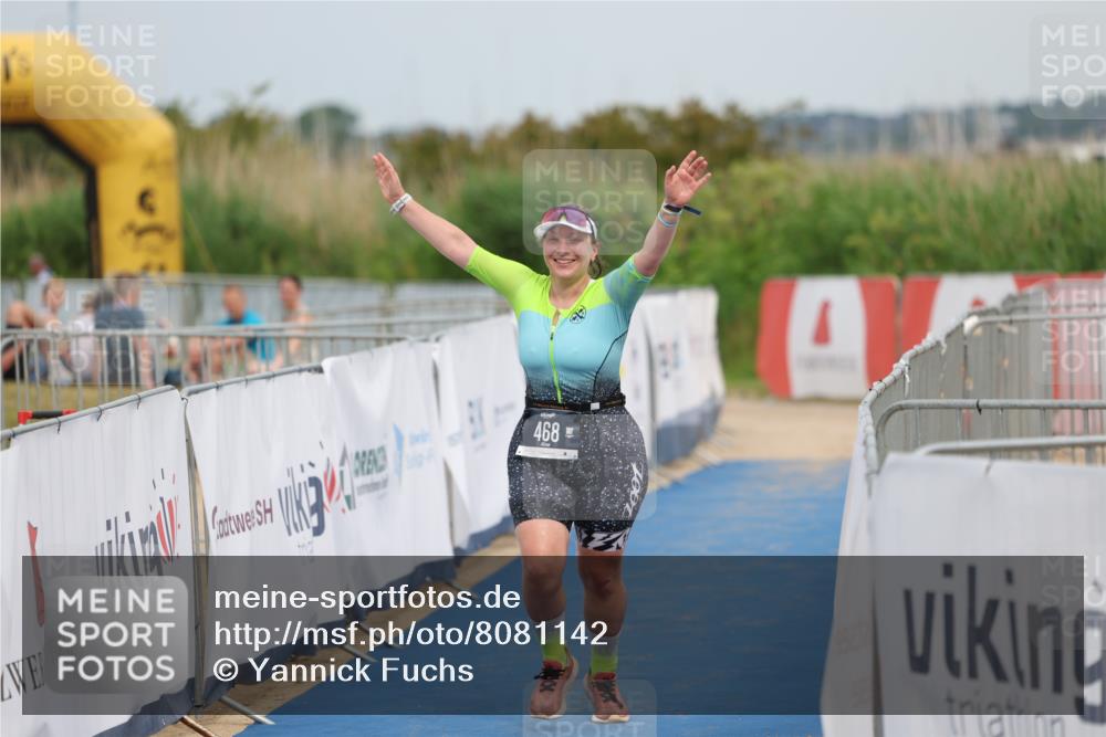 22.06.2025 - Viking Triathlon Yannick Fuchs http://msf.ph/oto/8081142 22.06.2025 17:19:42 Ziel 468 meine-sportfotos.de