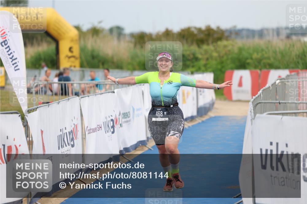 22.06.2025 - Viking Triathlon Yannick Fuchs http://msf.ph/oto/8081144 22.06.2025 17:19:42 Ziel 468 meine-sportfotos.de
