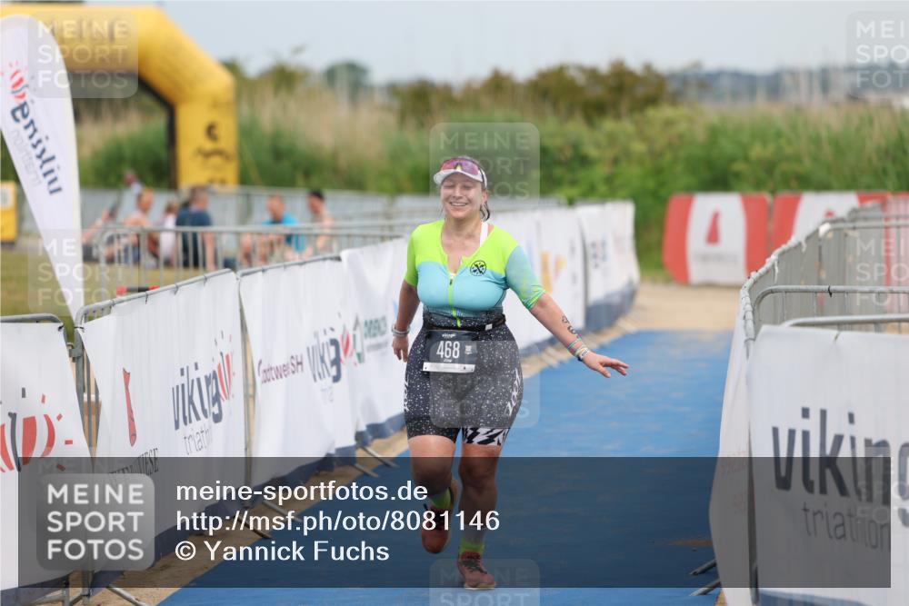 22.06.2025 - Viking Triathlon Yannick Fuchs http://msf.ph/oto/8081146 22.06.2025 17:19:42 Ziel 468 meine-sportfotos.de