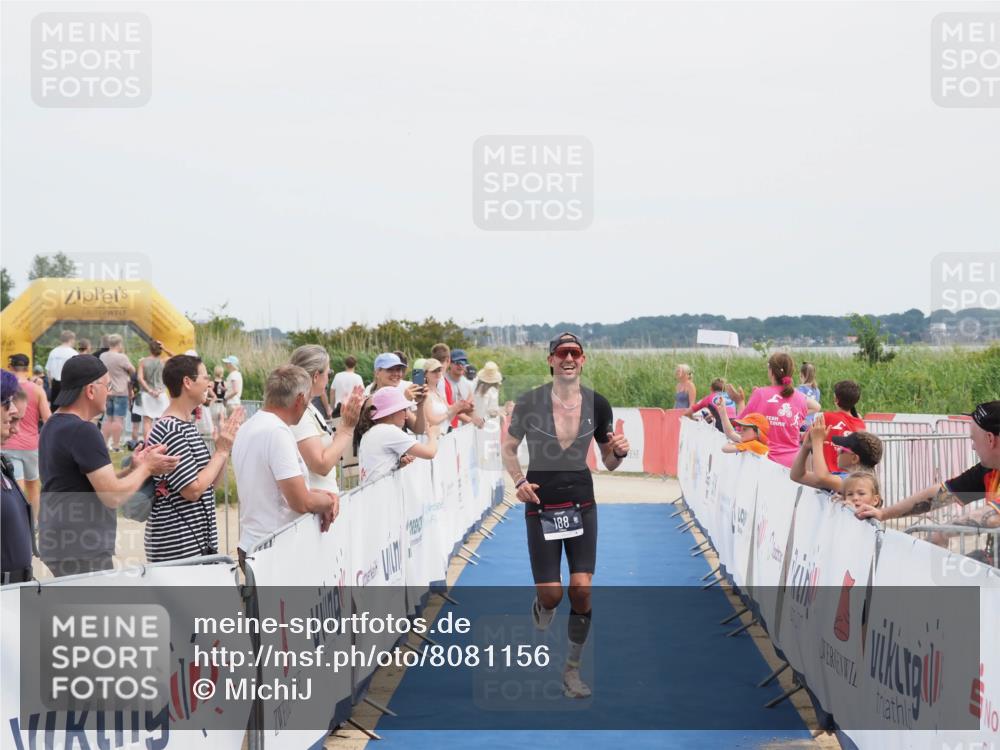 22.06.2025 - Viking Triathlon MichiJ http://msf.ph/oto/8081156 22.06.2025 14:26:03 Ziel 188 meine-sportfotos.de
