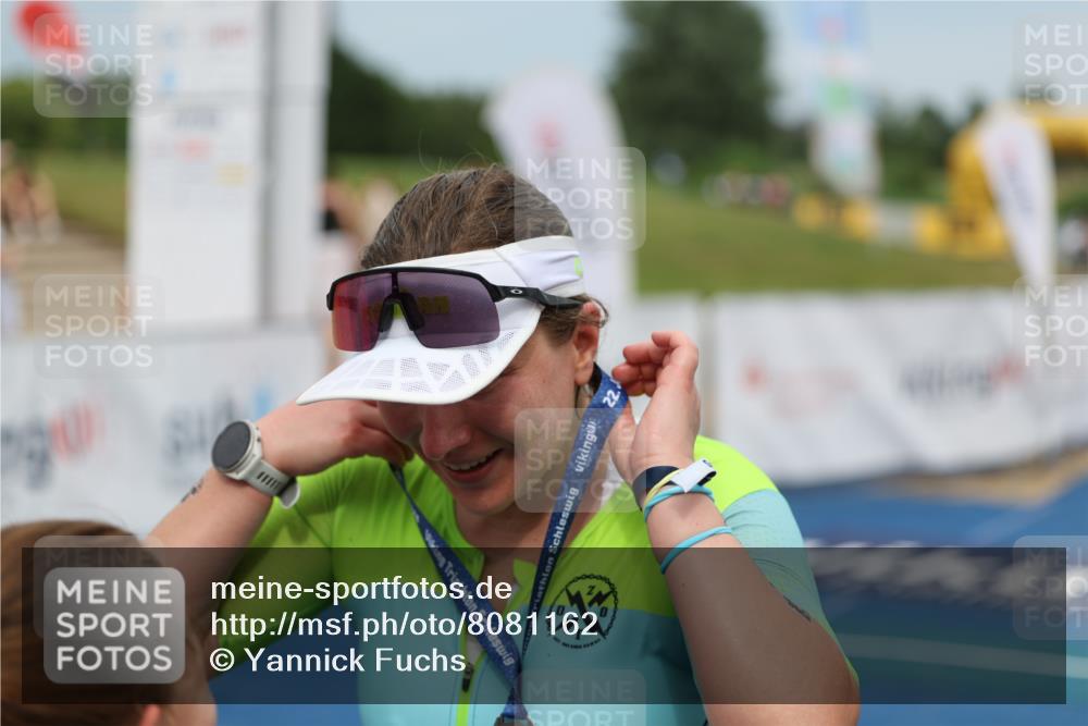 22.06.2025 - Viking Triathlon Yannick Fuchs http://msf.ph/oto/8081162 22.06.2025 17:19:50 Ziel  meine-sportfotos.de