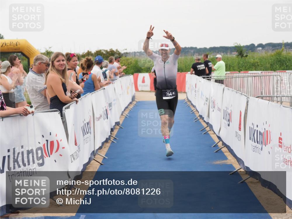 22.06.2025 - Viking Triathlon MichiJ http://msf.ph/oto/8081226 22.06.2025 15:58:43 Ziel 18, 254 meine-sportfotos.de