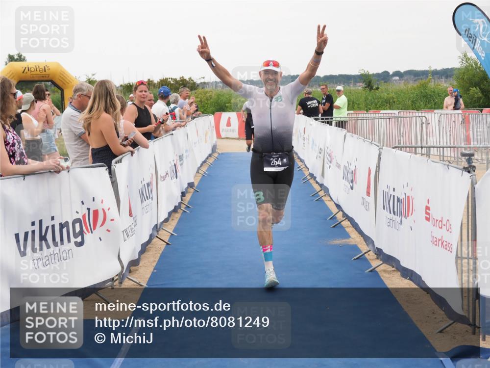 22.06.2025 - Viking Triathlon MichiJ http://msf.ph/oto/8081249 22.06.2025 15:58:44 Ziel 18, 254 meine-sportfotos.de