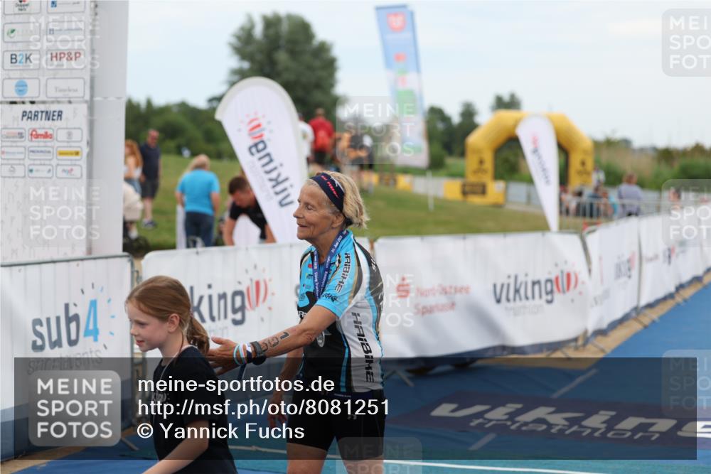 22.06.2025 - Viking Triathlon Yannick Fuchs http://msf.ph/oto/8081251 22.06.2025 17:27:02 Ziel  meine-sportfotos.de