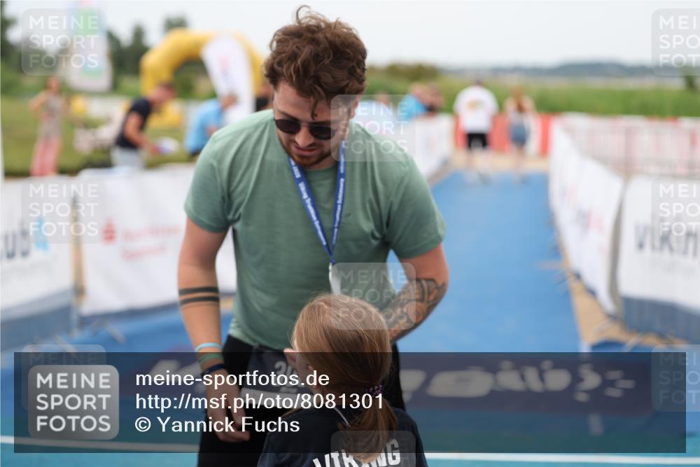 22.06.2025 - Viking Triathlon Yannick Fuchs http://msf.ph/oto/8081301 22.06.2025 17:42:04 Ziel  meine-sportfotos.de