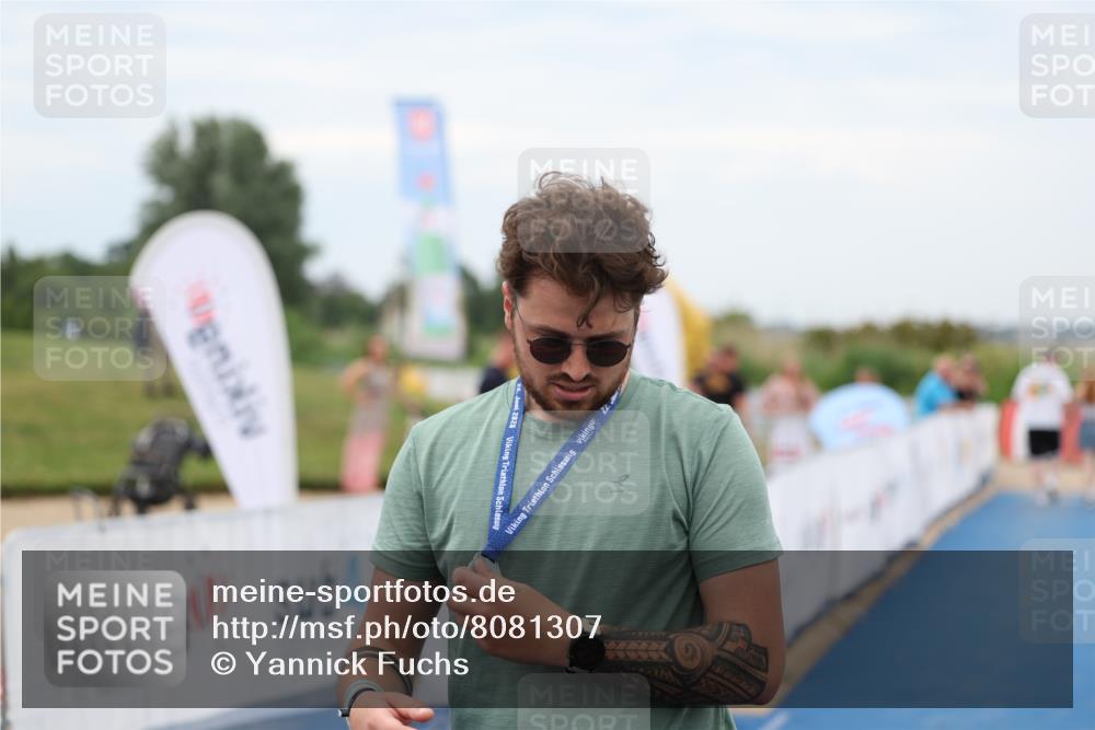 22.06.2025 - Viking Triathlon Yannick Fuchs http://msf.ph/oto/8081307 22.06.2025 17:42:05 Ziel  meine-sportfotos.de