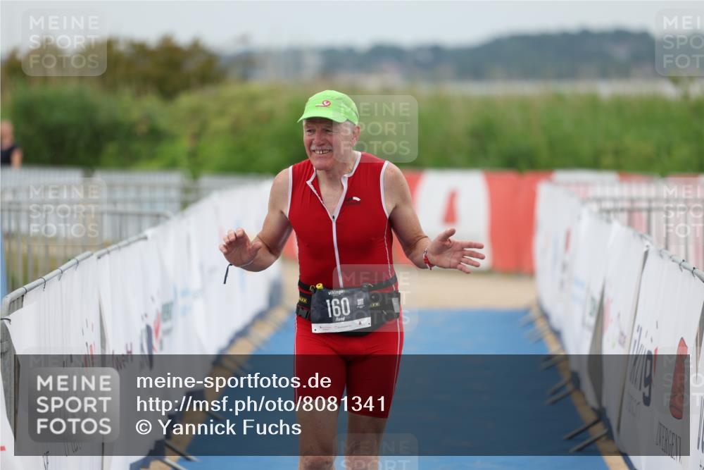 22.06.2025 - Viking Triathlon Yannick Fuchs http://msf.ph/oto/8081341 22.06.2025 17:47:23 Ziel 160 meine-sportfotos.de