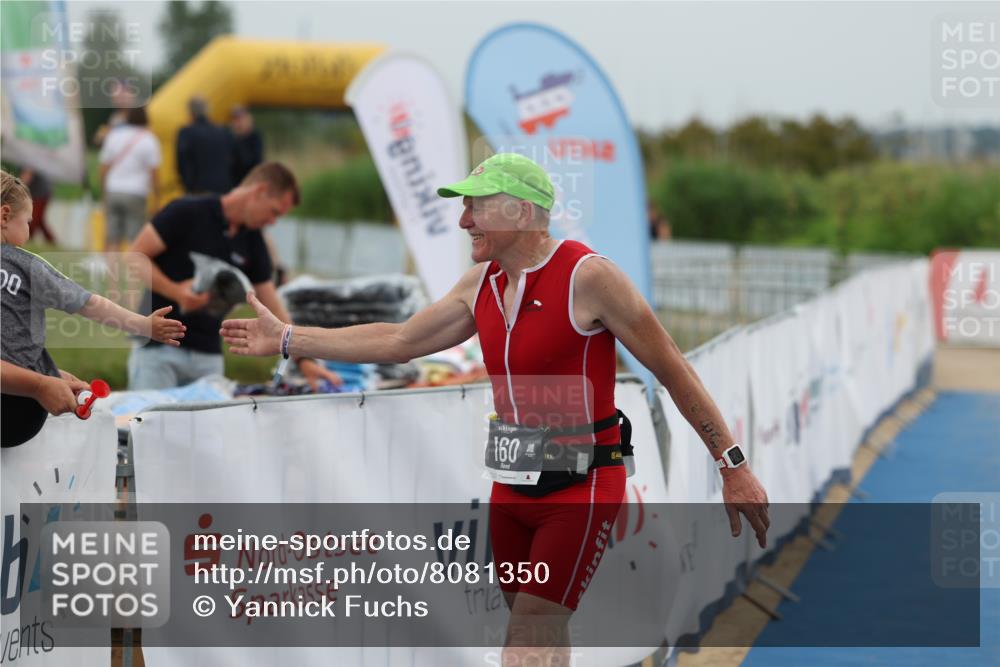 22.06.2025 - Viking Triathlon Yannick Fuchs http://msf.ph/oto/8081350 22.06.2025 17:47:25 Ziel 160 meine-sportfotos.de