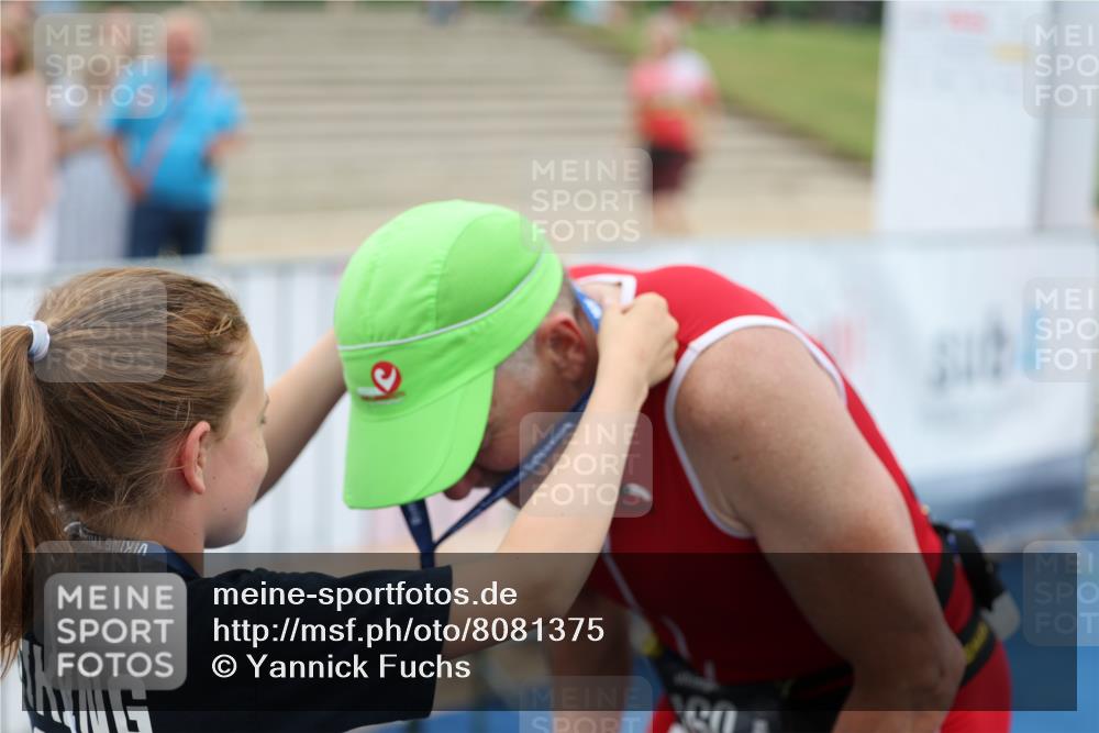 22.06.2025 - Viking Triathlon Yannick Fuchs http://msf.ph/oto/8081375 22.06.2025 17:47:32 Ziel  meine-sportfotos.de
