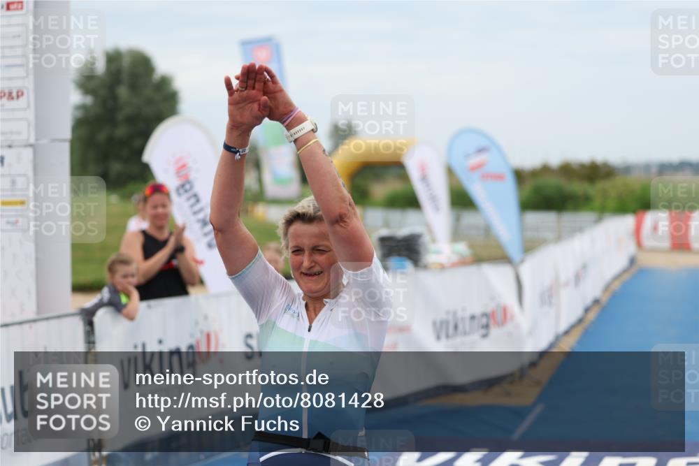 22.06.2025 - Viking Triathlon Yannick Fuchs http://msf.ph/oto/8081428 22.06.2025 17:48:36 Ziel 498 meine-sportfotos.de