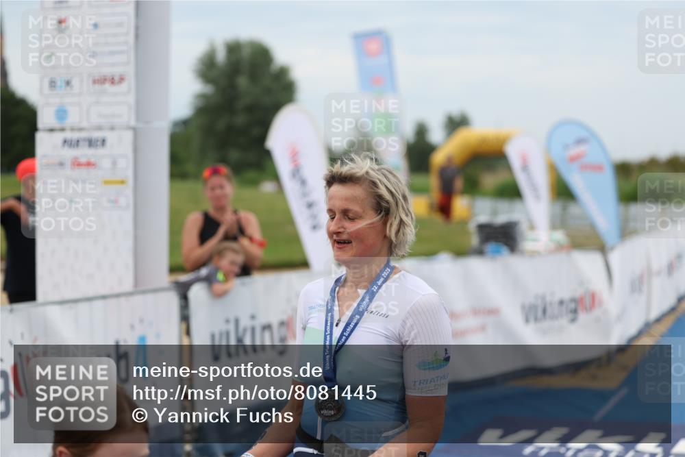 22.06.2025 - Viking Triathlon Yannick Fuchs http://msf.ph/oto/8081445 22.06.2025 17:48:43 Ziel  meine-sportfotos.de