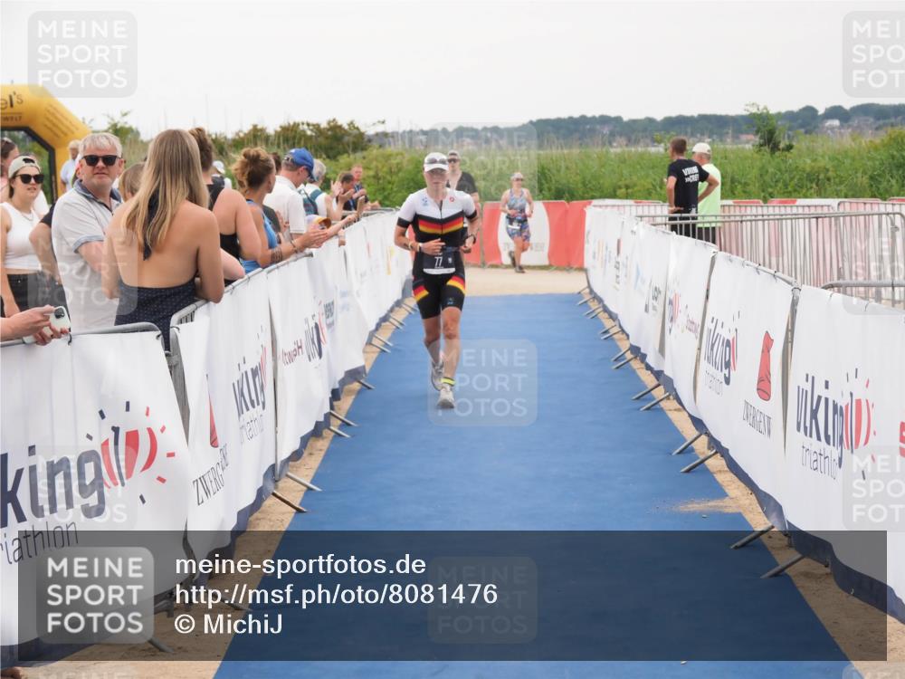 22.06.2025 - Viking Triathlon MichiJ http://msf.ph/oto/8081476 22.06.2025 15:59:01 Ziel 77 meine-sportfotos.de