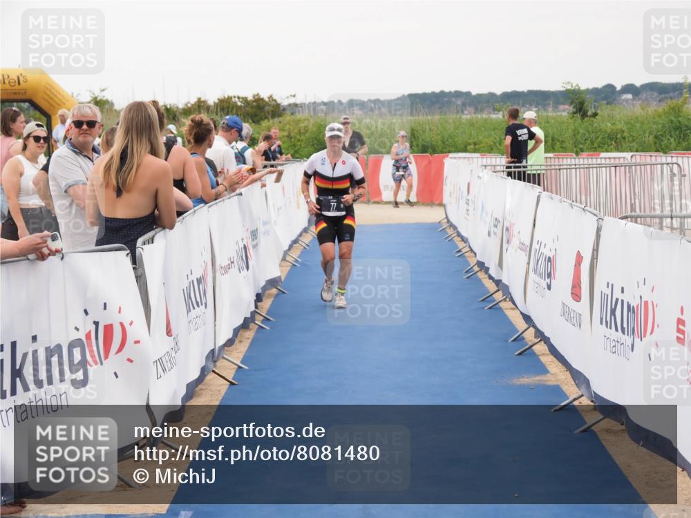 22.06.2025 - Viking Triathlon MichiJ http://msf.ph/oto/8081480 22.06.2025 15:59:01 Ziel 77 meine-sportfotos.de