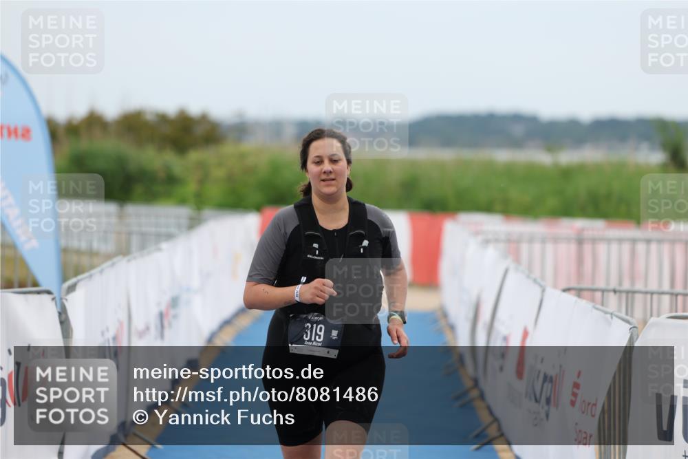 22.06.2025 - Viking Triathlon Yannick Fuchs http://msf.ph/oto/8081486 22.06.2025 17:50:22 Ziel 319 meine-sportfotos.de