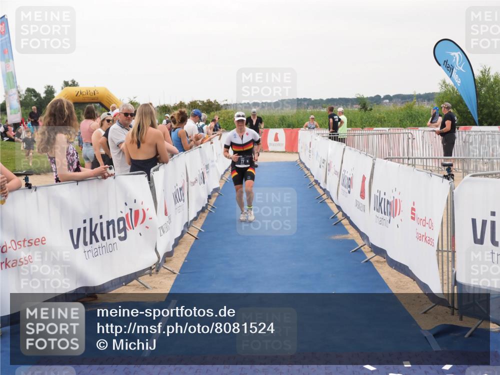 22.06.2025 - Viking Triathlon MichiJ http://msf.ph/oto/8081524 22.06.2025 15:59:02 Ziel 77, 461 meine-sportfotos.de