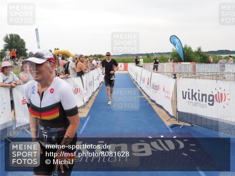 22.06.2025 - Viking Triathlon MichiJ http://msf.ph/oto/8081628 22.06.2025 15:59:08 Ziel 77, 461 meine-sportfotos.de