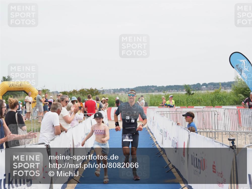 22.06.2025 - Viking Triathlon MichiJ http://msf.ph/oto/8082066 22.06.2025 14:30:35 Ziel 81 meine-sportfotos.de