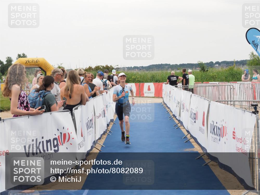 22.06.2025 - Viking Triathlon MichiJ http://msf.ph/oto/8082089 22.06.2025 16:00:22 Ziel 154 meine-sportfotos.de