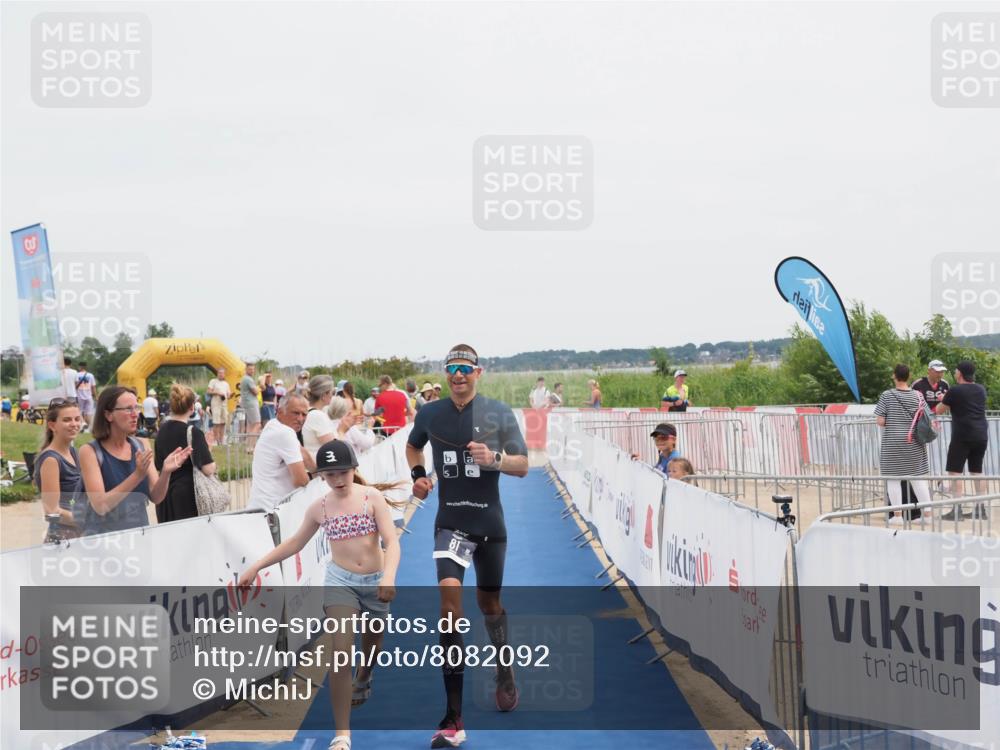 22.06.2025 - Viking Triathlon MichiJ http://msf.ph/oto/8082092 22.06.2025 14:30:36 Ziel 81 meine-sportfotos.de
