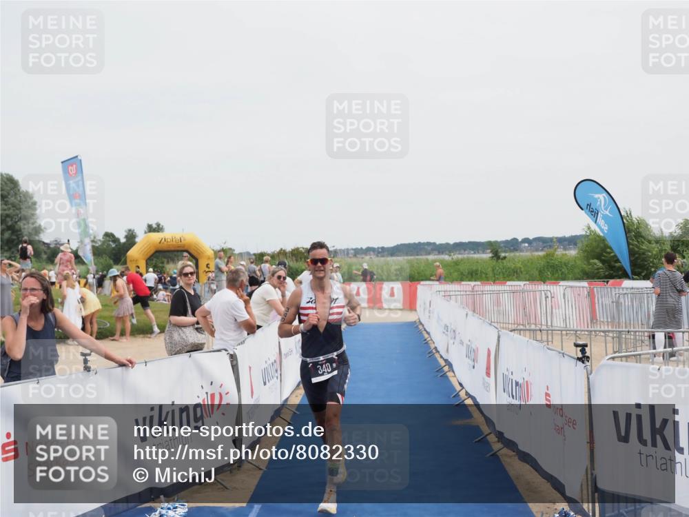 22.06.2025 - Viking Triathlon MichiJ http://msf.ph/oto/8082330 22.06.2025 14:31:11 Ziel 340 meine-sportfotos.de