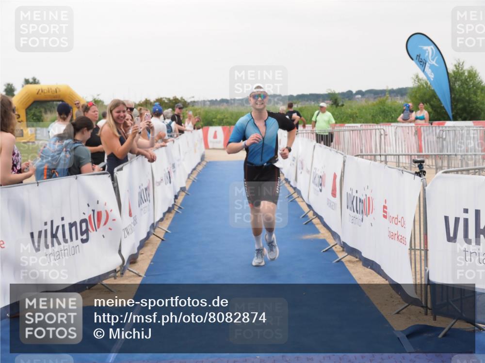 22.06.2025 - Viking Triathlon MichiJ http://msf.ph/oto/8082874 22.06.2025 16:01:47 Ziel 121 meine-sportfotos.de