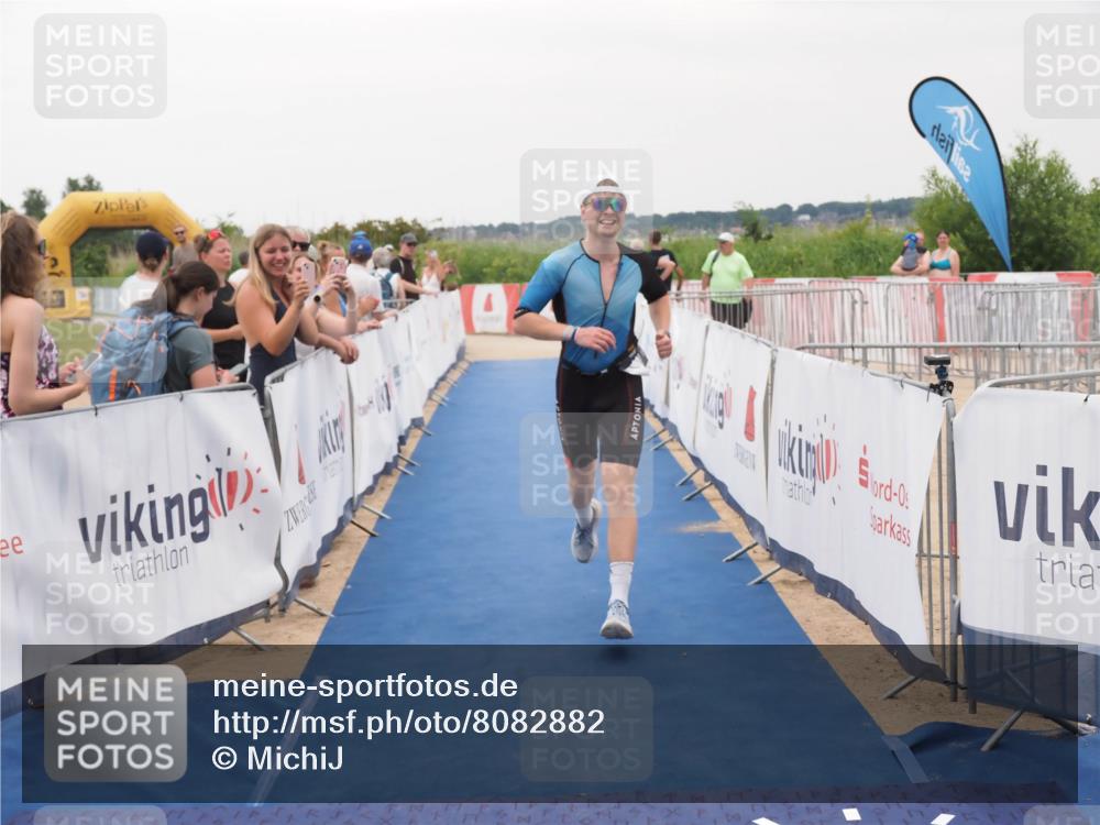 22.06.2025 - Viking Triathlon MichiJ http://msf.ph/oto/8082882 22.06.2025 16:01:47 Ziel 121 meine-sportfotos.de