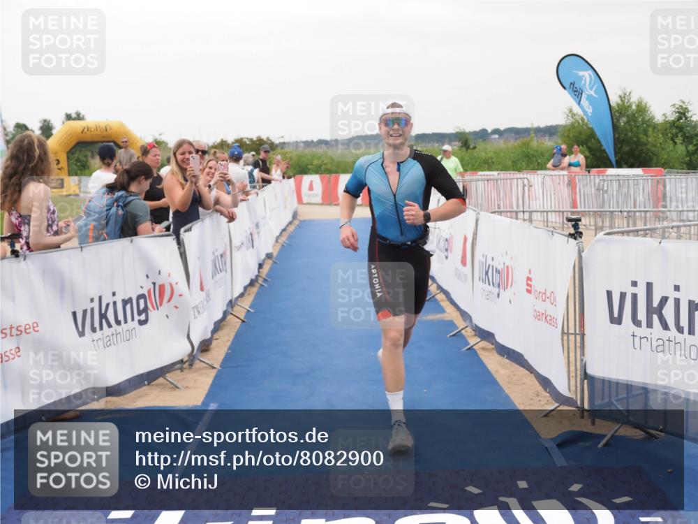 22.06.2025 - Viking Triathlon MichiJ http://msf.ph/oto/8082900 22.06.2025 16:01:47 Ziel 121 meine-sportfotos.de