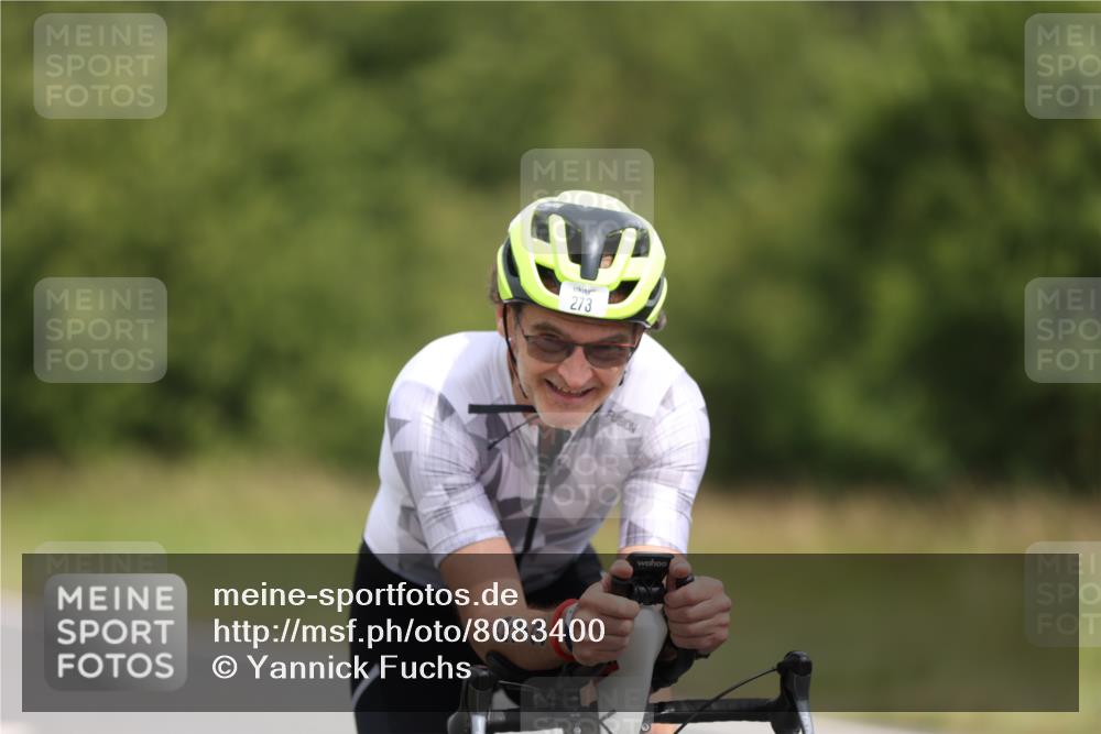 22.06.2025 - Viking Triathlon Yannick Fuchs http://msf.ph/oto/8083400 22.06.2025 12:30:10 Radfahren 39, 273 meine-sportfotos.de