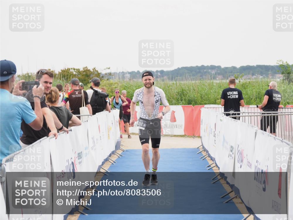 22.06.2025 - Viking Triathlon MichiJ http://msf.ph/oto/8083506 22.06.2025 16:10:22 Ziel 290, 396, 605 meine-sportfotos.de
