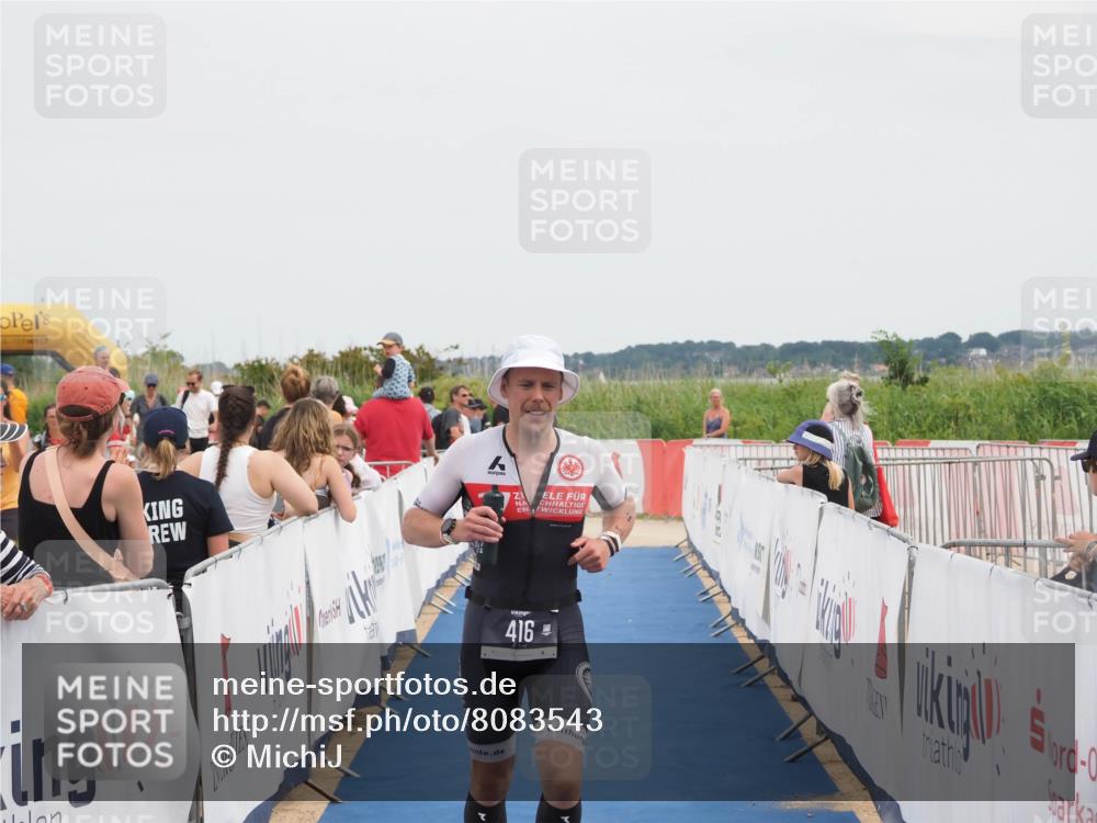 22.06.2025 - Viking Triathlon MichiJ http://msf.ph/oto/8083543 22.06.2025 14:49:09 Ziel 416 meine-sportfotos.de