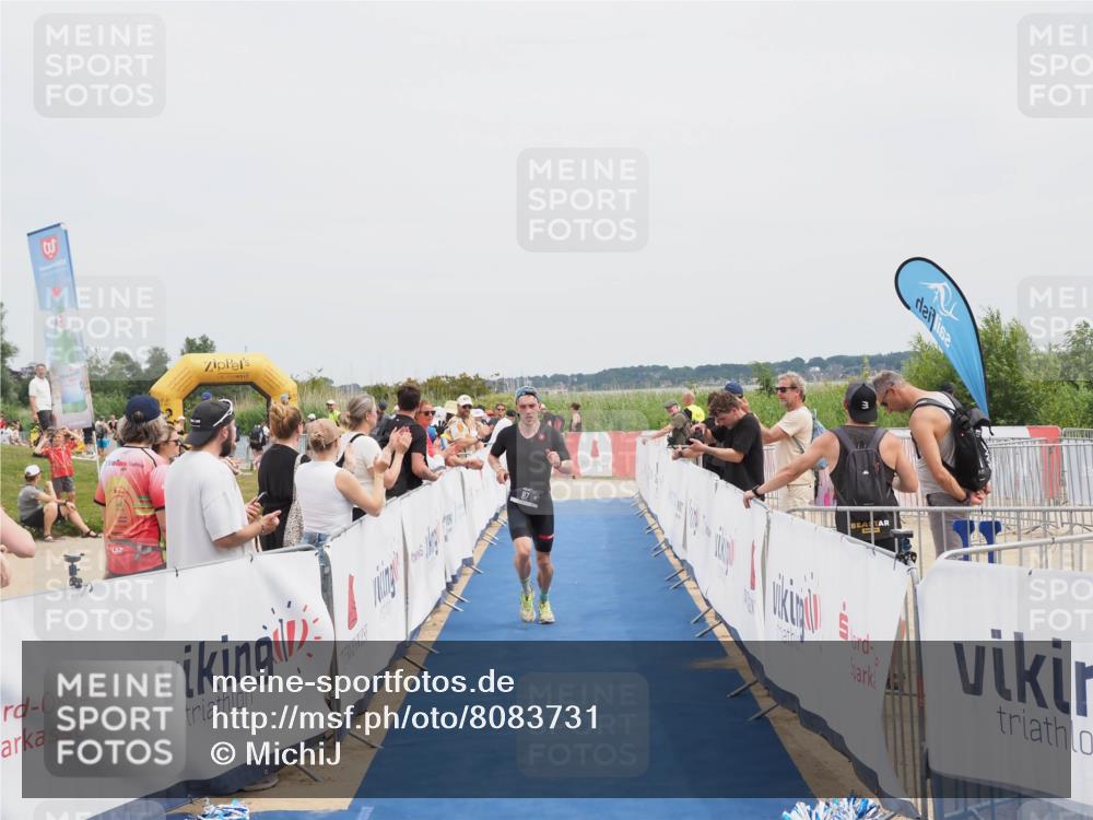 22.06.2025 - Viking Triathlon MichiJ http://msf.ph/oto/8083731 22.06.2025 14:41:39 Ziel 87 meine-sportfotos.de