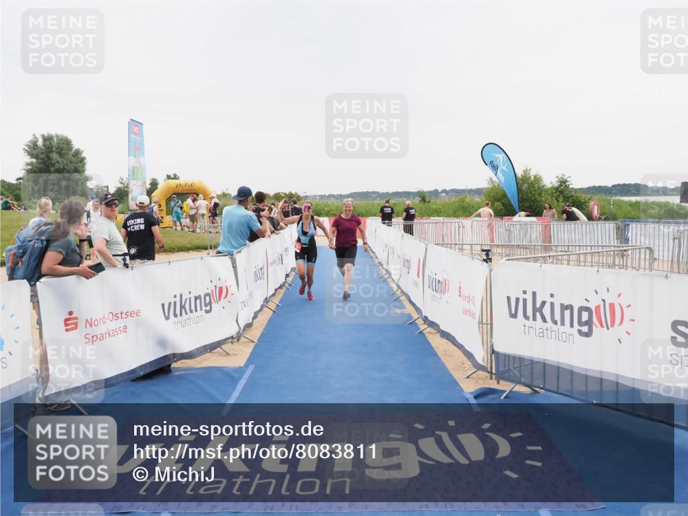 22.06.2025 - Viking Triathlon MichiJ http://msf.ph/oto/8083811 22.06.2025 16:10:28 Ziel 290, 396, 605 meine-sportfotos.de