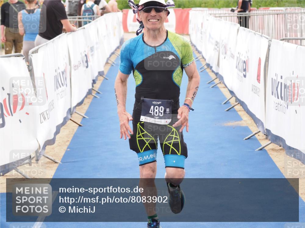 22.06.2025 - Viking Triathlon MichiJ http://msf.ph/oto/8083902 22.06.2025 16:17:44 Ziel 489 meine-sportfotos.de