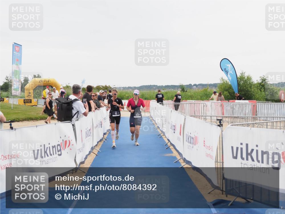 22.06.2025 - Viking Triathlon MichiJ http://msf.ph/oto/8084392 22.06.2025 16:11:35 Ziel 60, 473 meine-sportfotos.de