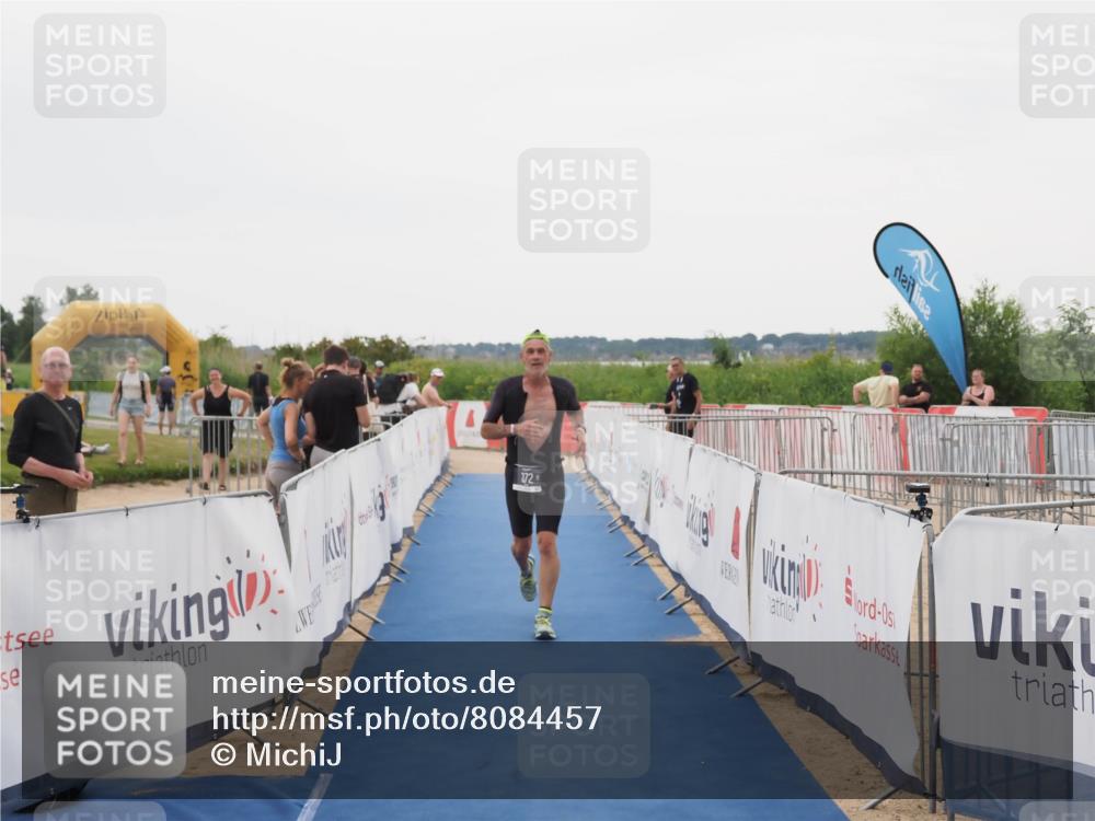 22.06.2025 - Viking Triathlon MichiJ http://msf.ph/oto/8084457 22.06.2025 16:19:46 Ziel 191, 372 meine-sportfotos.de