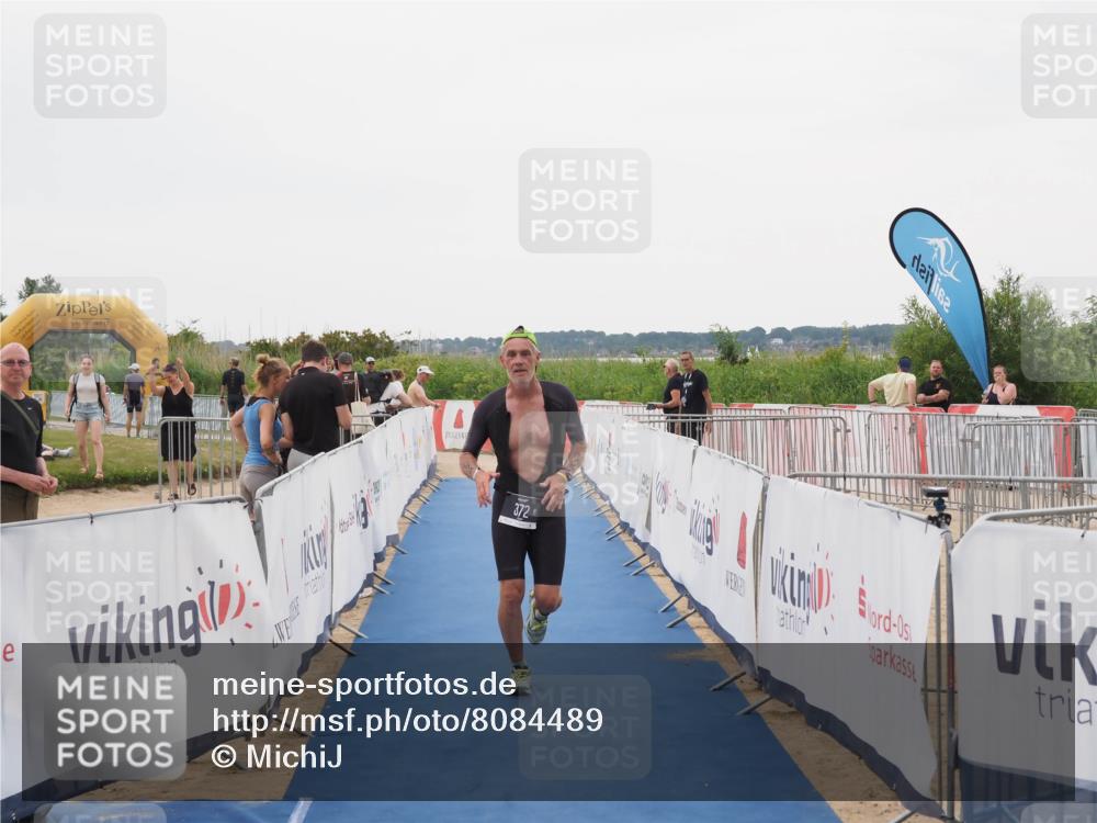 22.06.2025 - Viking Triathlon MichiJ http://msf.ph/oto/8084489 22.06.2025 16:19:46 Ziel 191, 372 meine-sportfotos.de