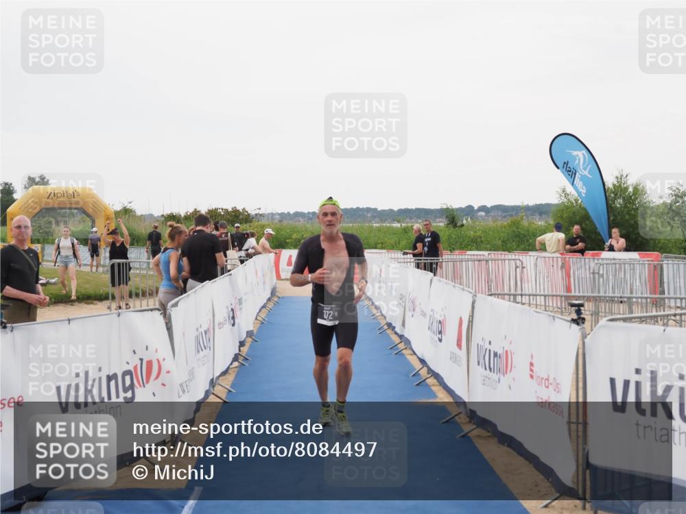 22.06.2025 - Viking Triathlon MichiJ http://msf.ph/oto/8084497 22.06.2025 16:19:46 Ziel 191, 372 meine-sportfotos.de