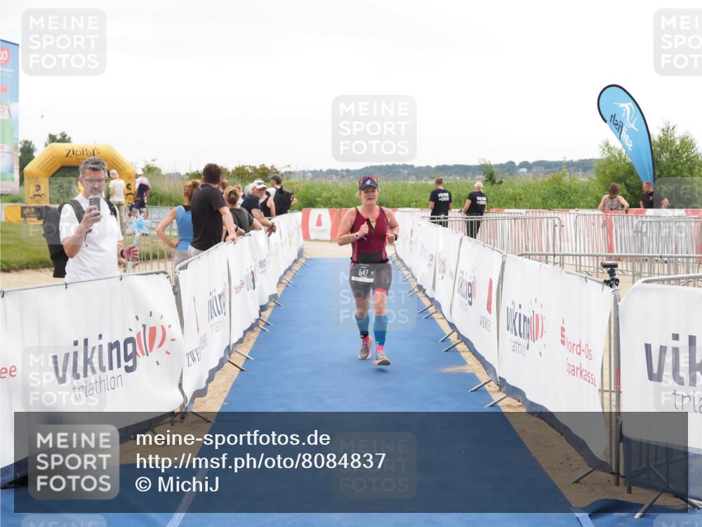 22.06.2025 - Viking Triathlon MichiJ http://msf.ph/oto/8084837 22.06.2025 16:11:48 Ziel 547 meine-sportfotos.de