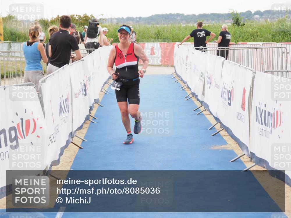 22.06.2025 - Viking Triathlon MichiJ http://msf.ph/oto/8085036 22.06.2025 16:20:25 Ziel 131 meine-sportfotos.de
