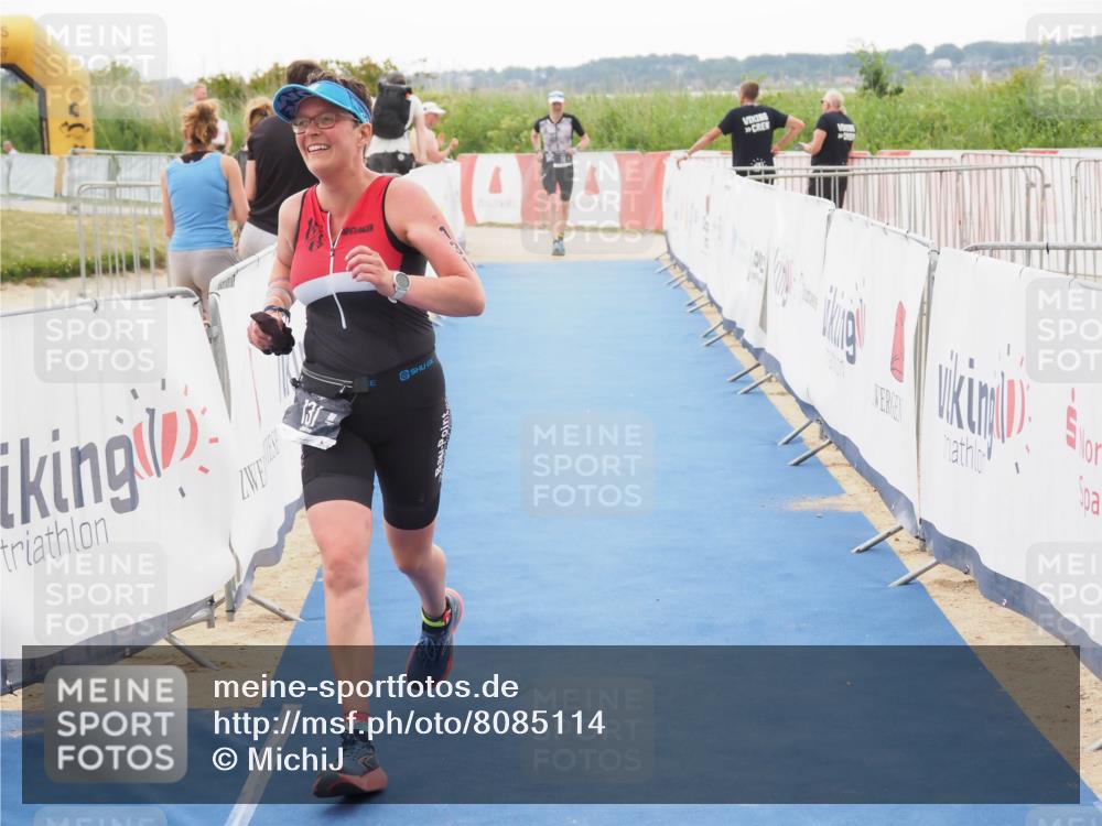 22.06.2025 - Viking Triathlon MichiJ http://msf.ph/oto/8085114 22.06.2025 16:20:26 Ziel 74, 131 meine-sportfotos.de