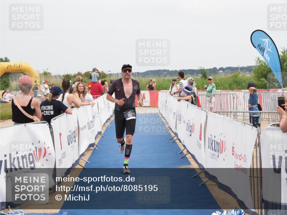 22.06.2025 - Viking Triathlon MichiJ http://msf.ph/oto/8085195 22.06.2025 14:51:39 Ziel 367 meine-sportfotos.de