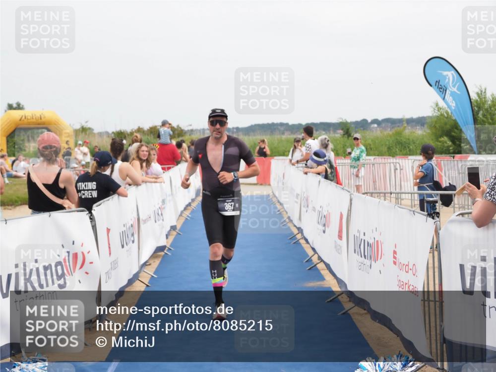 22.06.2025 - Viking Triathlon MichiJ http://msf.ph/oto/8085215 22.06.2025 14:51:39 Ziel 367 meine-sportfotos.de