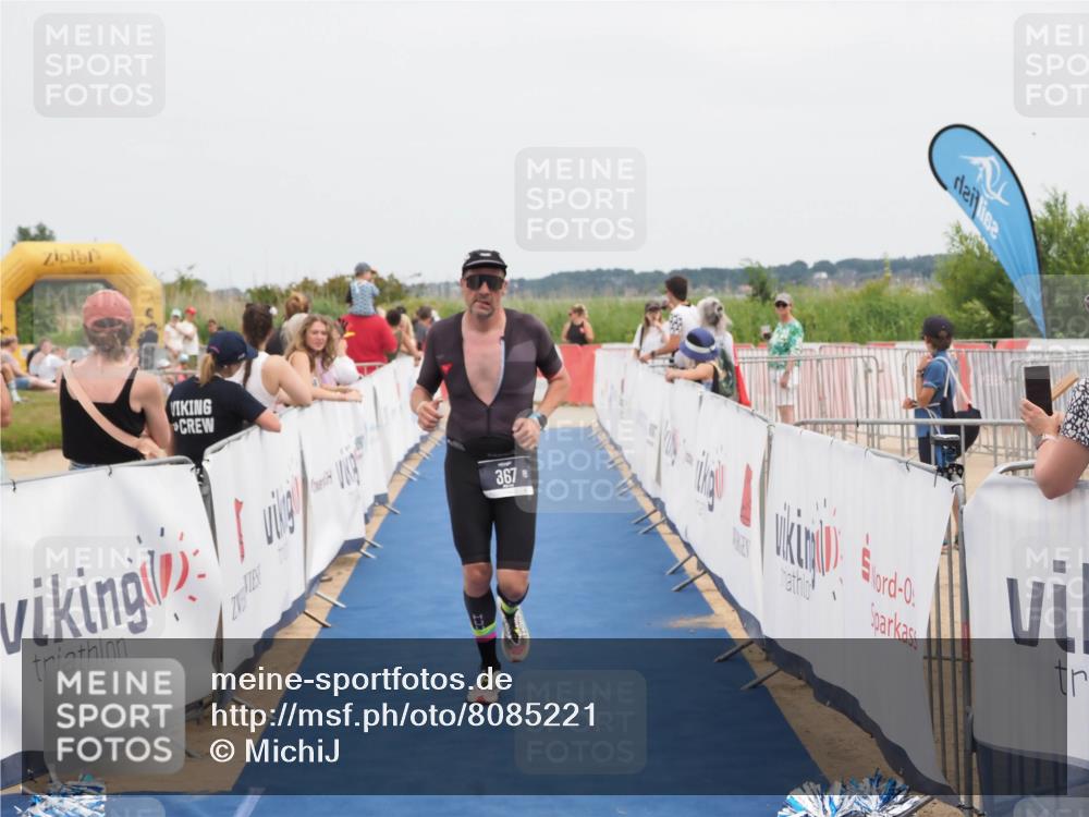 22.06.2025 - Viking Triathlon MichiJ http://msf.ph/oto/8085221 22.06.2025 14:51:39 Ziel 367 meine-sportfotos.de