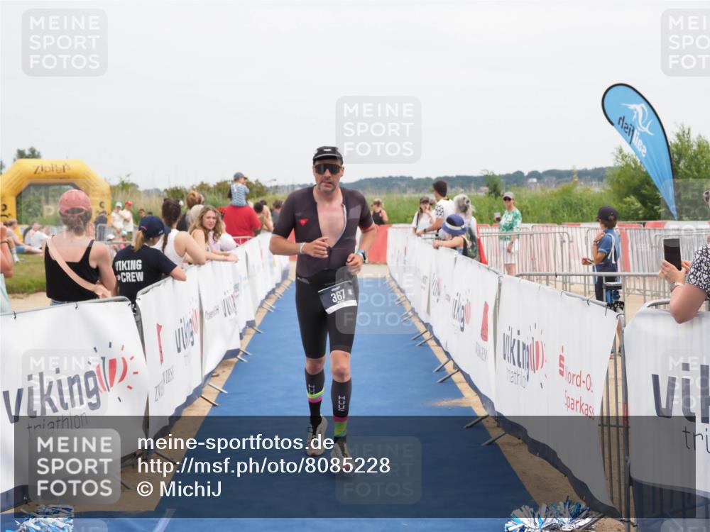 22.06.2025 - Viking Triathlon MichiJ http://msf.ph/oto/8085228 22.06.2025 14:51:39 Ziel 367 meine-sportfotos.de