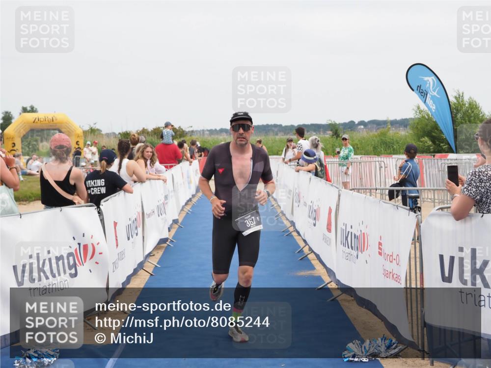 22.06.2025 - Viking Triathlon MichiJ http://msf.ph/oto/8085244 22.06.2025 14:51:40 Ziel 367 meine-sportfotos.de