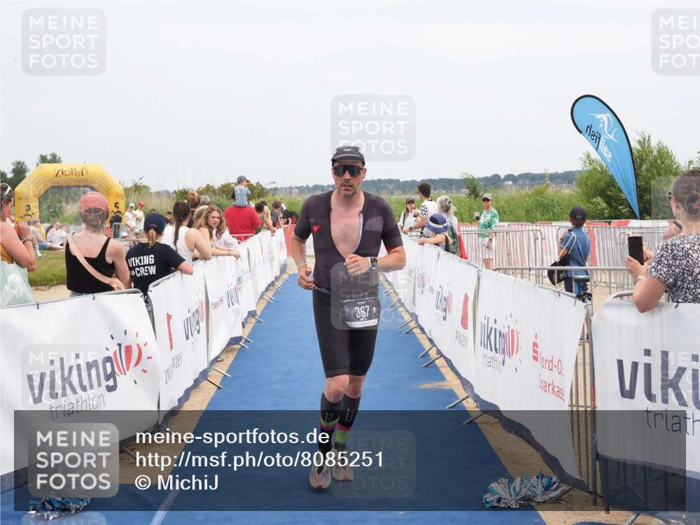 22.06.2025 - Viking Triathlon MichiJ http://msf.ph/oto/8085251 22.06.2025 14:51:40 Ziel 367 meine-sportfotos.de