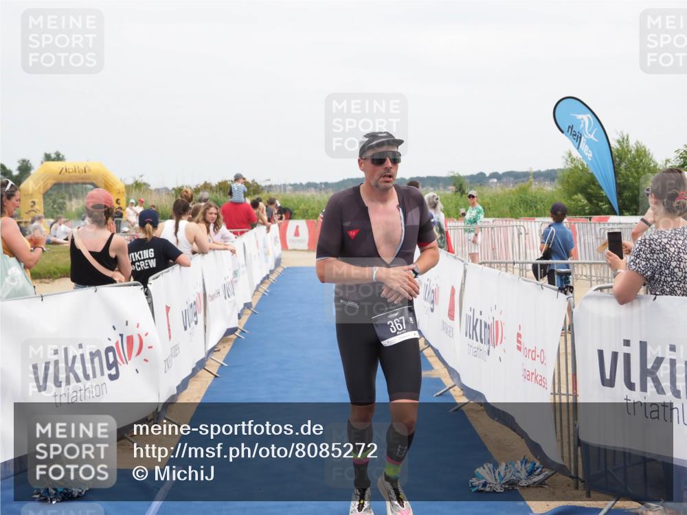 22.06.2025 - Viking Triathlon MichiJ http://msf.ph/oto/8085272 22.06.2025 14:51:40 Ziel 367 meine-sportfotos.de
