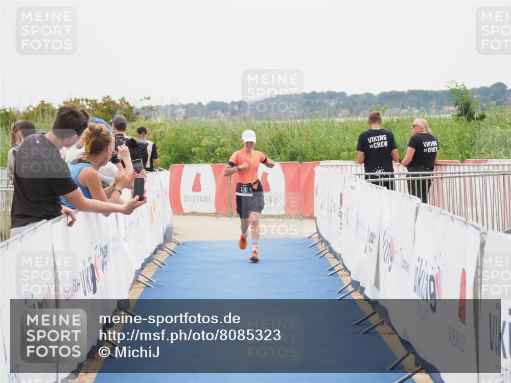 22.06.2025 - Viking Triathlon MichiJ http://msf.ph/oto/8085323 22.06.2025 16:13:26 Ziel 130 meine-sportfotos.de