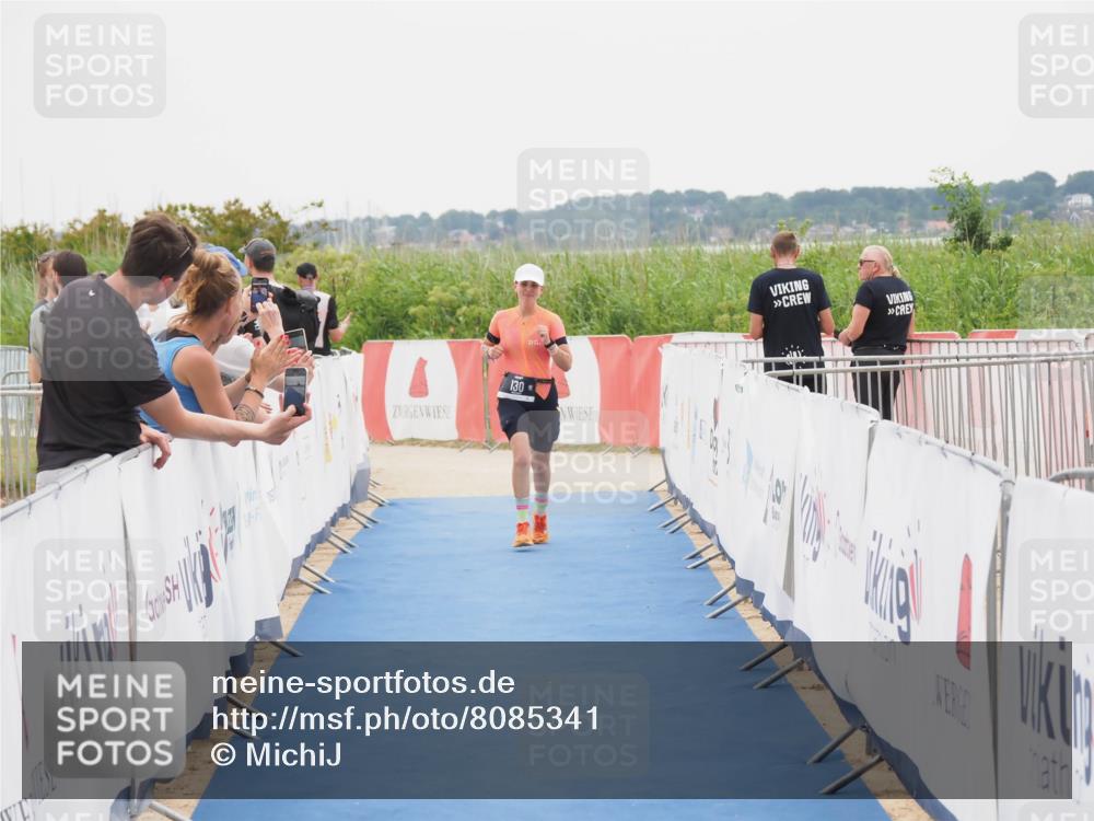 22.06.2025 - Viking Triathlon MichiJ http://msf.ph/oto/8085341 22.06.2025 16:13:26 Ziel 130 meine-sportfotos.de
